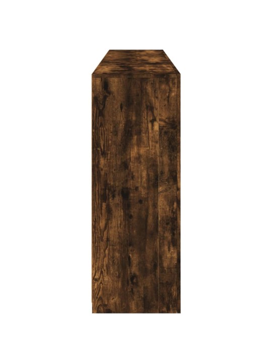 Příborník s LED osvětlením kouřový dub 181,5 x 37 x 100 cm
