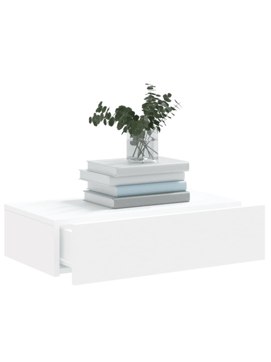 TV skříňka s LED osvětlením bílá 60 x 35 x 15,5 cm