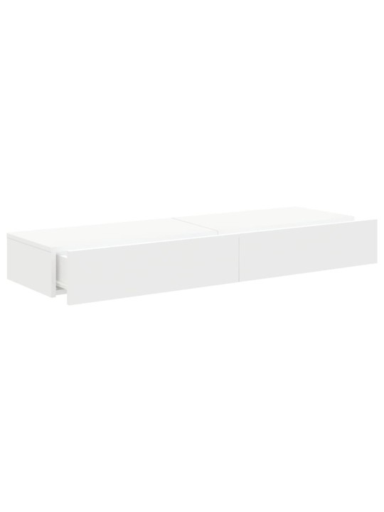 TV skříňky s LED osvětlením 2 ks bílé 60 x 35 x 15,5 cm