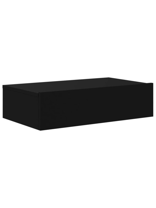 TV skříňka s LED osvětlením černá 60 x 35 x 15,5 cm