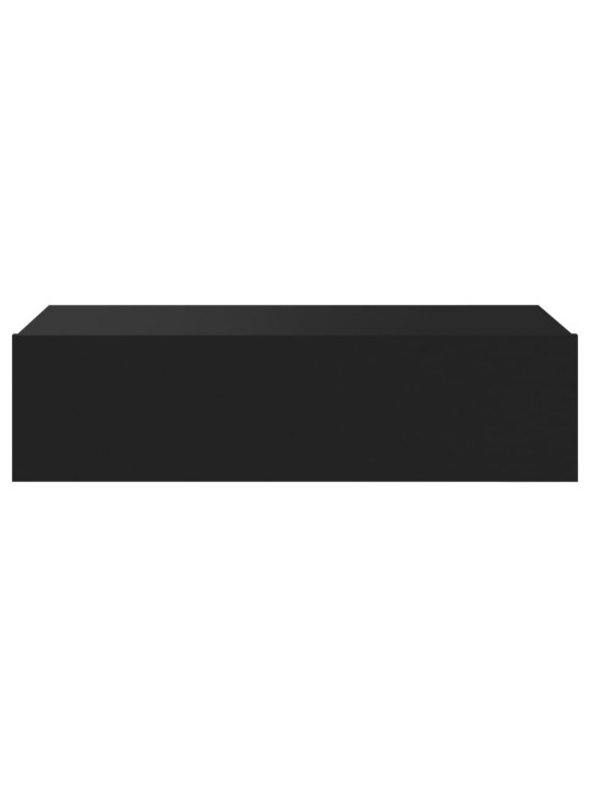 TV skříňka s LED osvětlením černá 60 x 35 x 15,5 cm
