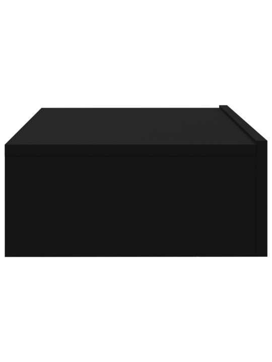 TV skříňka s LED osvětlením černá 60 x 35 x 15,5 cm