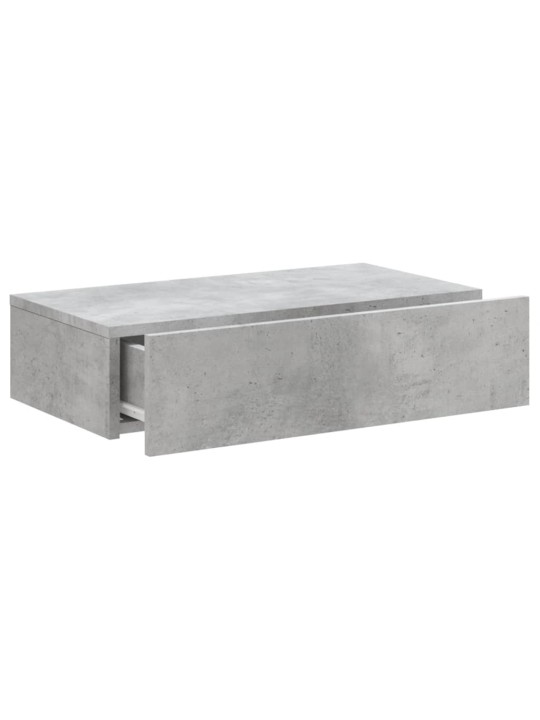 TV skříňka s LED osvětlením betonově šedá 60 x 35 x 15,5 cm