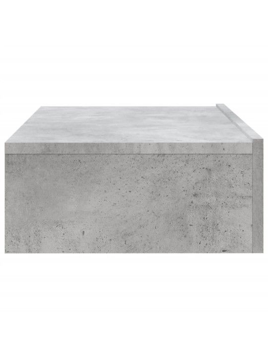 TV skříňka s LED osvětlením betonově šedá 60 x 35 x 15,5 cm
