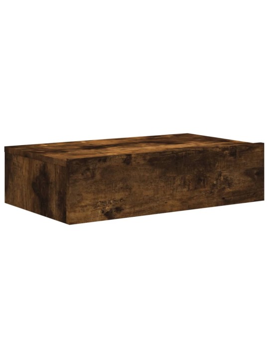 TV skříňka s LED osvětlením kouřový dub 60 x 35 x 15,5 cm