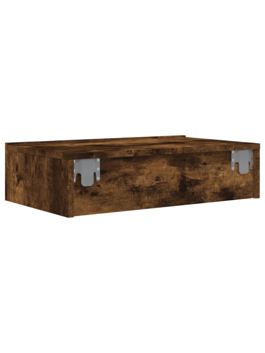 TV skříňka s LED osvětlením kouřový dub 60 x 35 x 15,5 cm