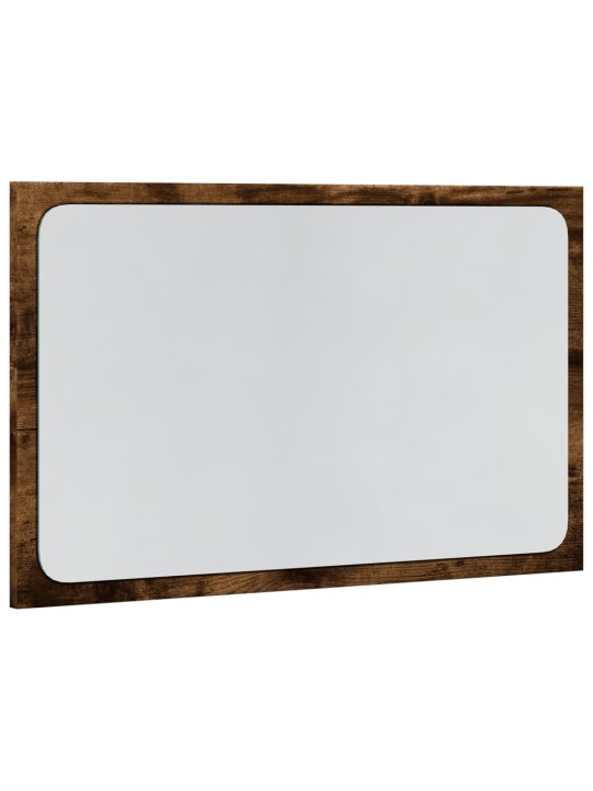 Koupelnové zrcadlo s LED dub sonoma 60 x 8,5 x 38 cm kompozit