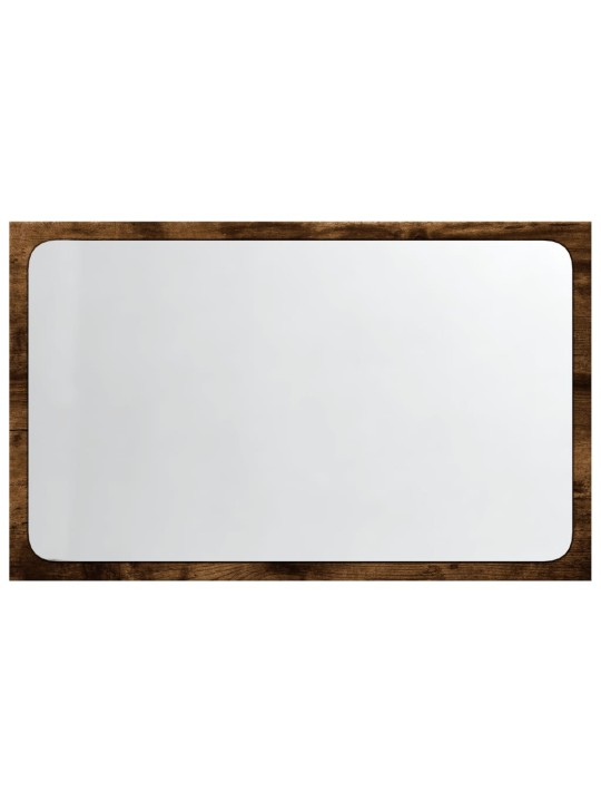Koupelnové zrcadlo s LED dub sonoma 60 x 8,5 x 38 cm kompozit