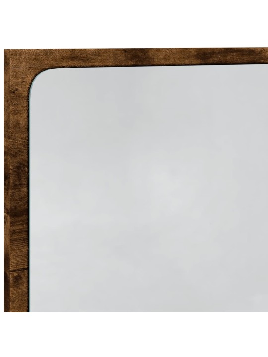 Koupelnové zrcadlo s LED dub sonoma 60 x 8,5 x 38 cm kompozit