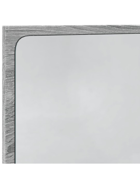 Koupelnové zrcadlo s LED šedé sonoma 60 x 8,5 x 38 cm kompozit