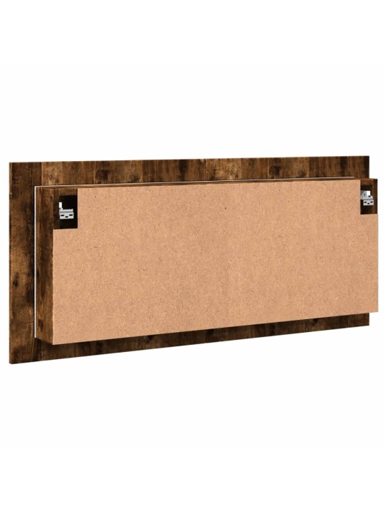 LED koupelnová skříňka se zrcadlem kouřový dub 100 x 12 x 45 cm