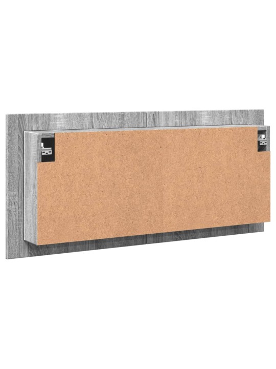 LED koupelnová skříňka se zrcadlem šedá sonoma 100 x 12 x 45 cm