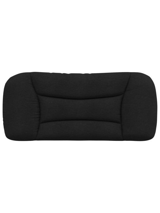 Polštář na čelo postele černý 80 cm textil