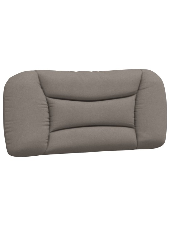 Polštář na čelo postele taupe 80 cm textil