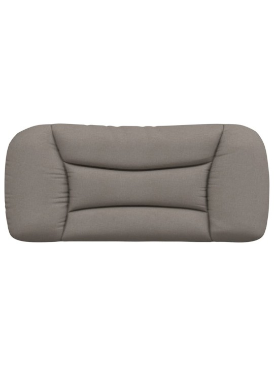 Polštář na čelo postele taupe 80 cm textil