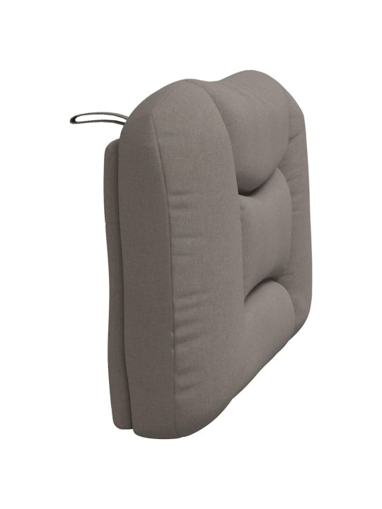 Polštář na čelo postele taupe 80 cm textil