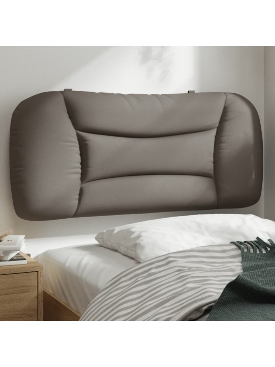Polštář na čelo postele taupe 80 cm textil
