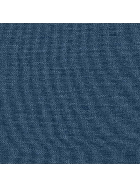 Polštář na čelo postele modrý 80 cm textil