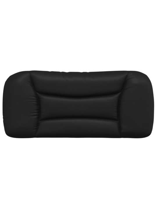 Polštář na čelo postele černý 80 cm umělá kůže