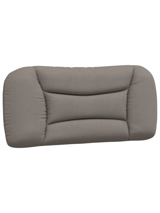Polštář na čelo postele taupe 90 cm textil