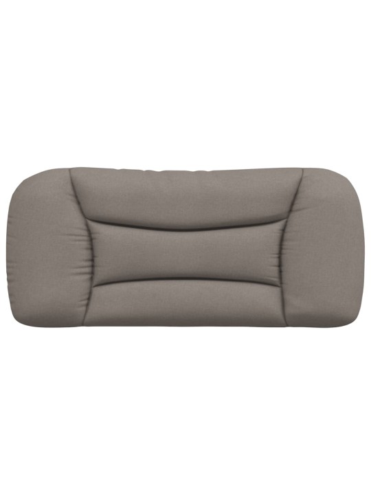 Polštář na čelo postele taupe 90 cm textil