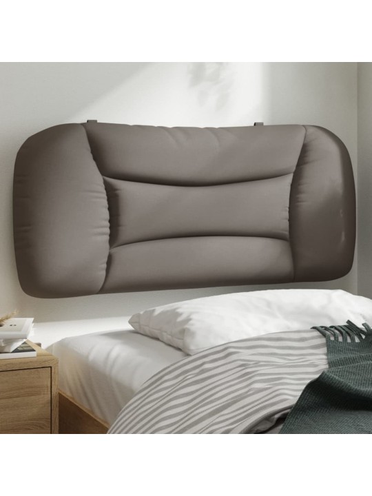 Polštář na čelo postele taupe 90 cm textil