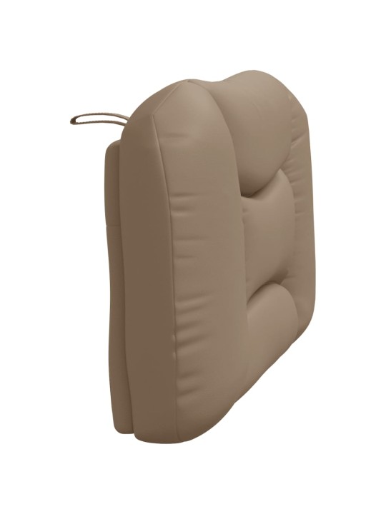 Polštář na čelo postele cappuccino 90 cm umělá kůže