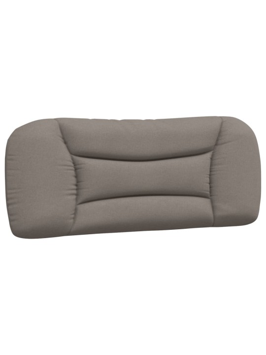 Polštář na čelo postele taupe 100 cm textil