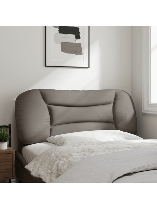 Polštář na čelo postele taupe 100 cm textil