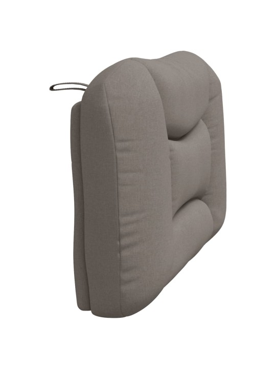 Polštář na čelo postele taupe 100 cm textil