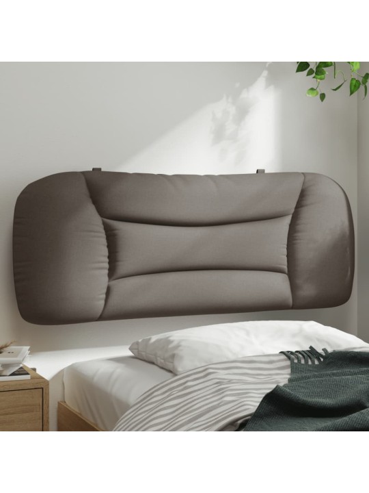 Polštář na čelo postele taupe 100 cm textil