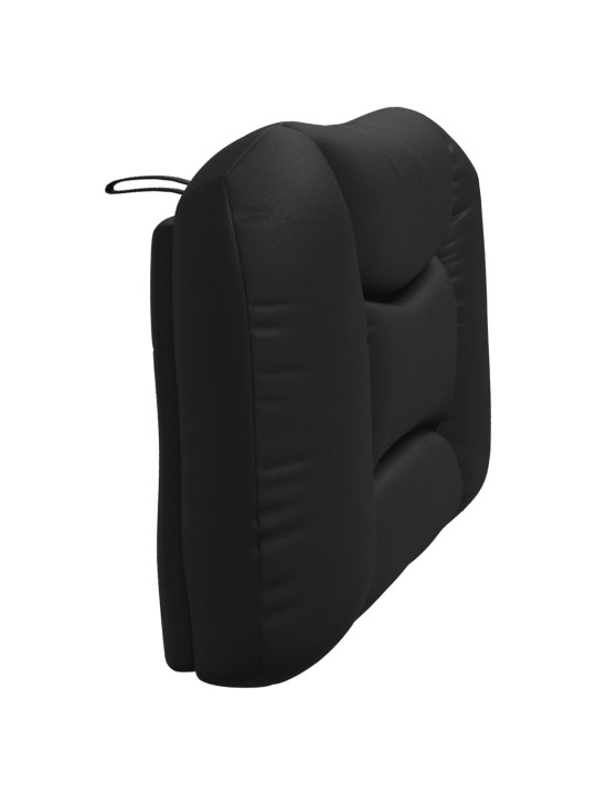 Polštář na čelo postele černý 100 cm umělá kůže