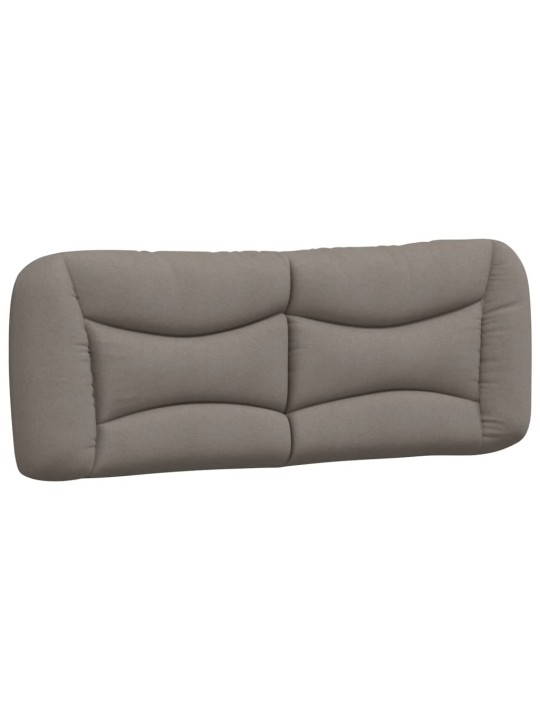 Polštář na čelo postele taupe 120 cm textil