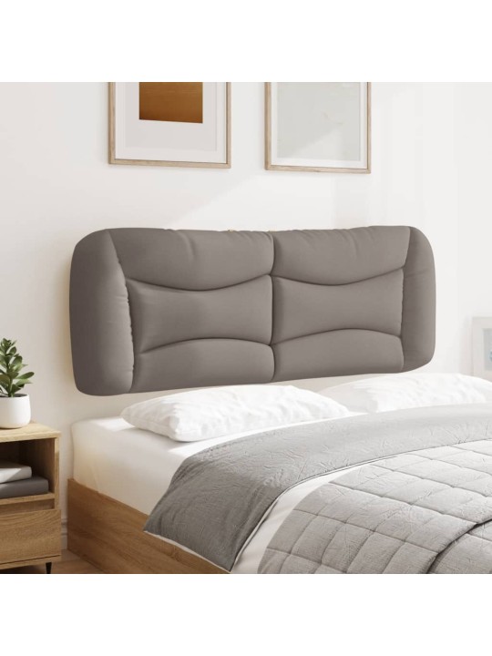 Polštář na čelo postele taupe 120 cm textil
