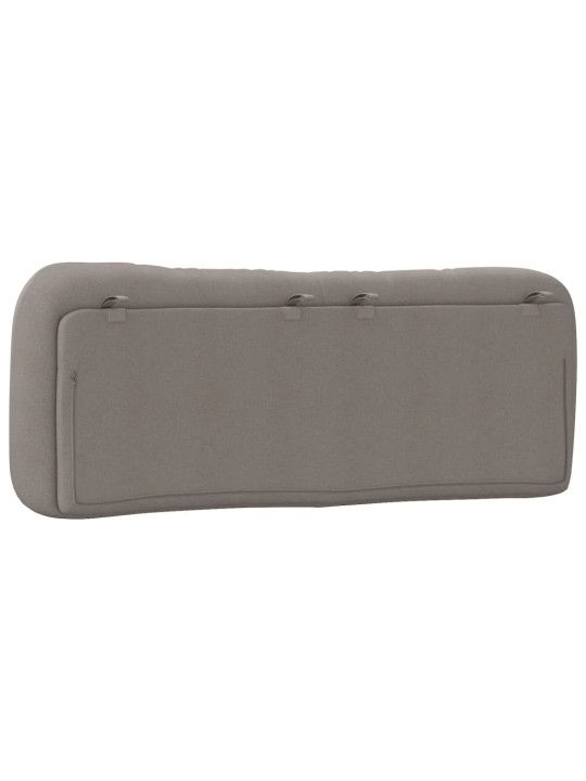 Polštář na čelo postele taupe 120 cm textil