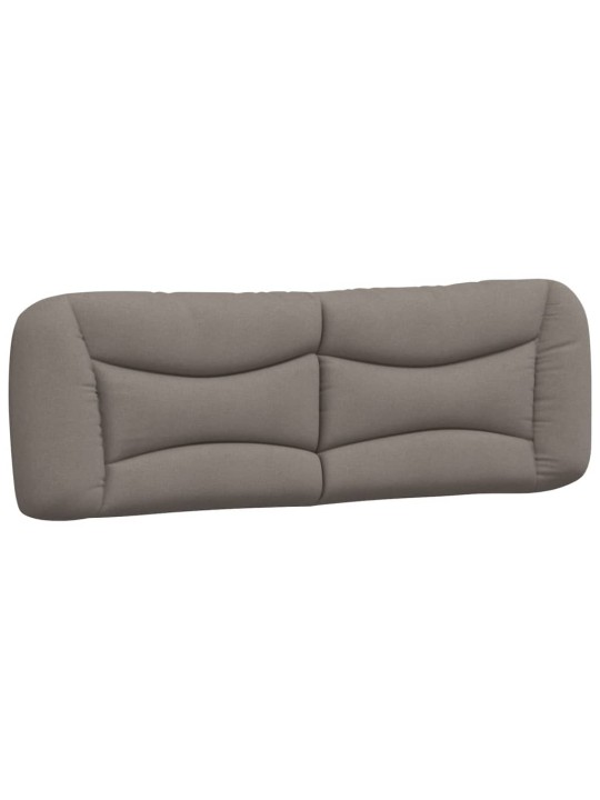 Polštář na čelo postele taupe 160 cm textil