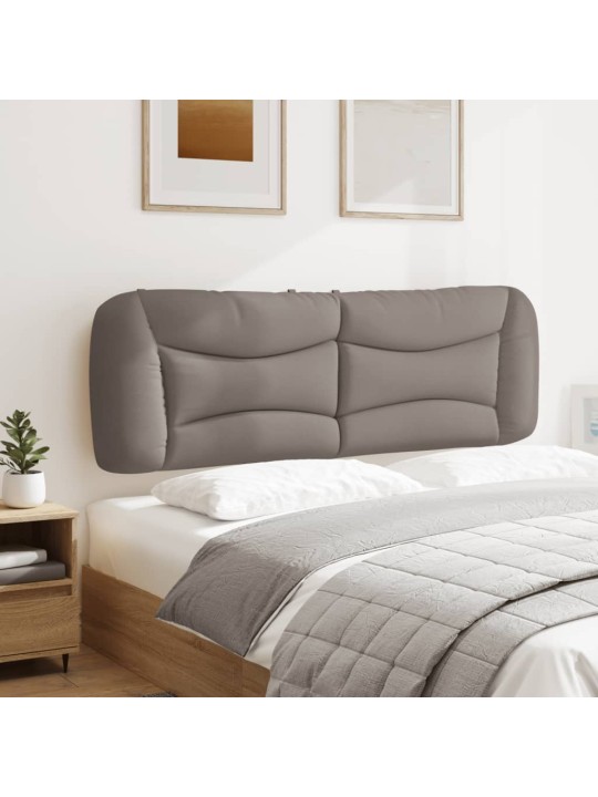 Polštář na čelo postele taupe 160 cm textil