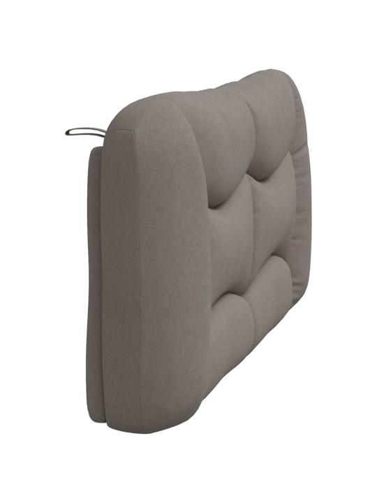 Polštář na čelo postele taupe 160 cm textil