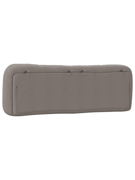 Polštář na čelo postele taupe 160 cm textil