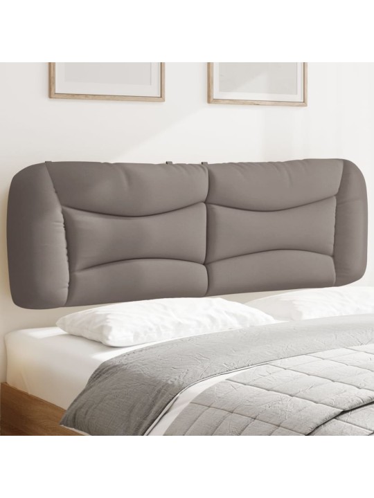 Polštář na čelo postele taupe 160 cm textil