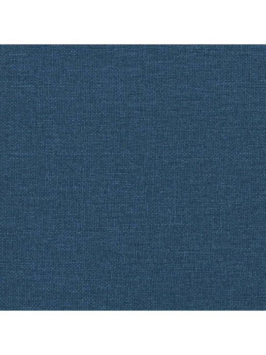 Polštář na čelo postele modrý 160 cm textil