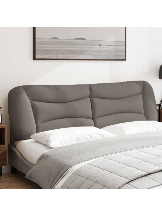 Polštář na čelo postele taupe 180 cm textil