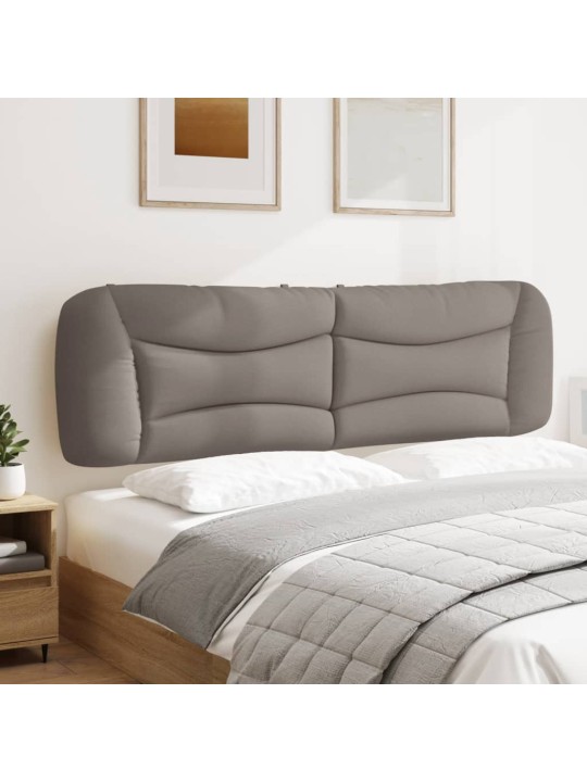 Polštář na čelo postele taupe 180 cm textil