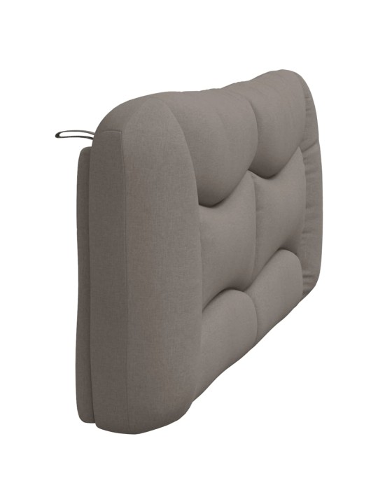 Polštář na čelo postele taupe 180 cm textil