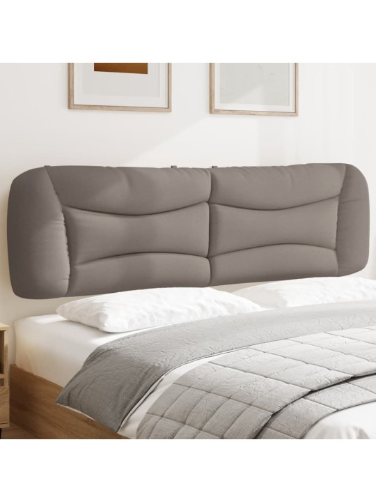 Polštář na čelo postele taupe 180 cm textil