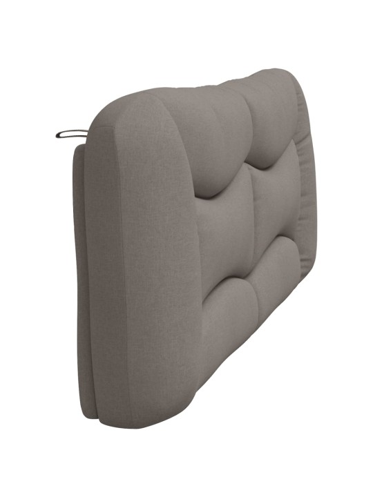 Polštář na čelo postele taupe 200 cm textil