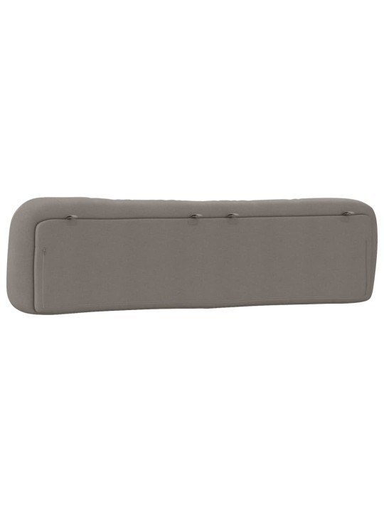 Polštář na čelo postele taupe 200 cm textil