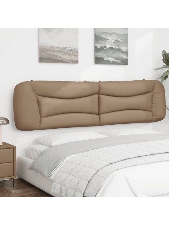 Polštář na čelo postele cappuccino 200 cm umělá kůže