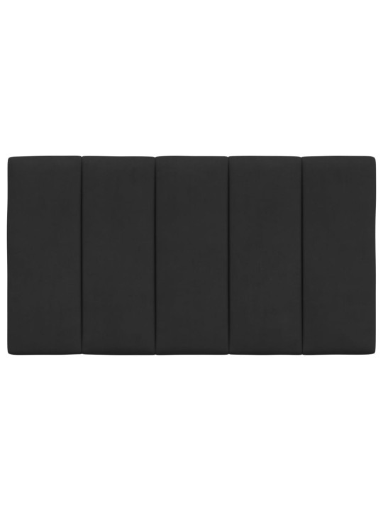 Polštář na čelo postele černý 90 cm samet