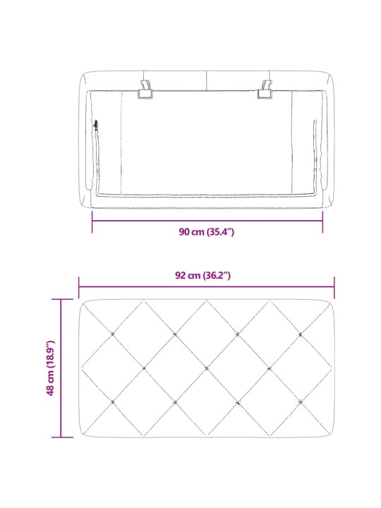 Polštář na čelo postele tmavě zelený 90 cm samet